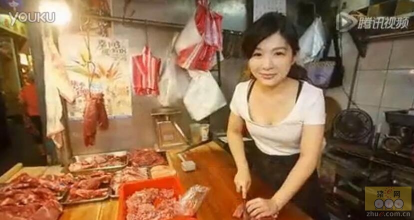 “猪肉公主”网络爆红 酷似郭雪芙身材傲人