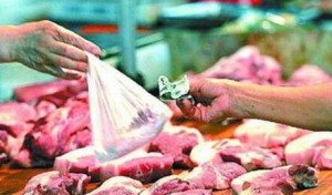 海南海口灵山便民市场已全面恢复猪肉销售供应