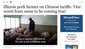 中国宣布加征美国猪肉关税才几天，美国猪农快急哭了！